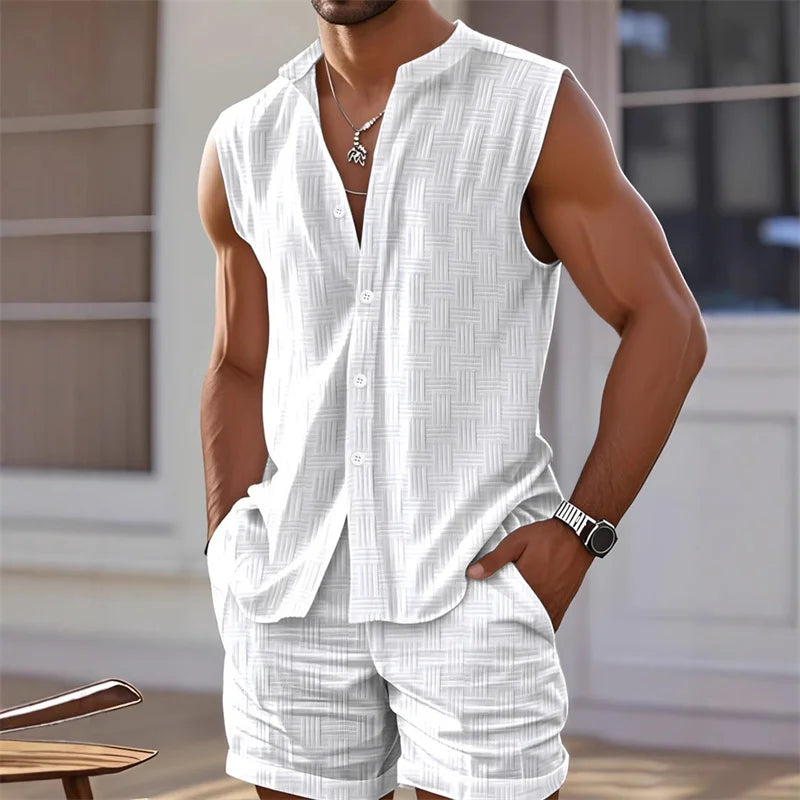 Trendy Men's Beachwear Set