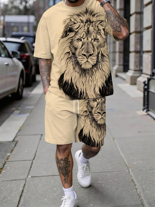 Bold Lion Tracksuit Set