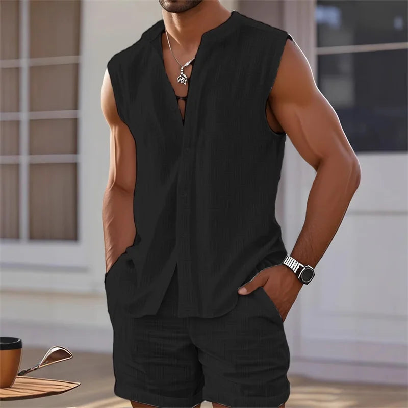 Trendy Men's Beachwear Set