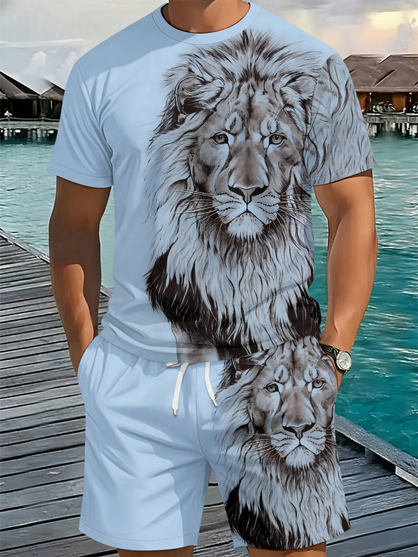 Bold Lion Tracksuit Set