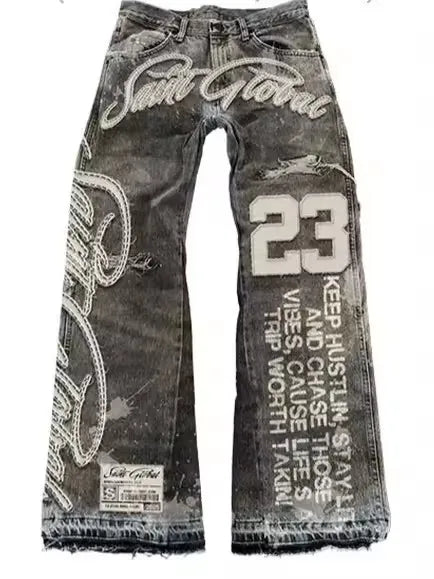Vintage Hip Hop Denim Set