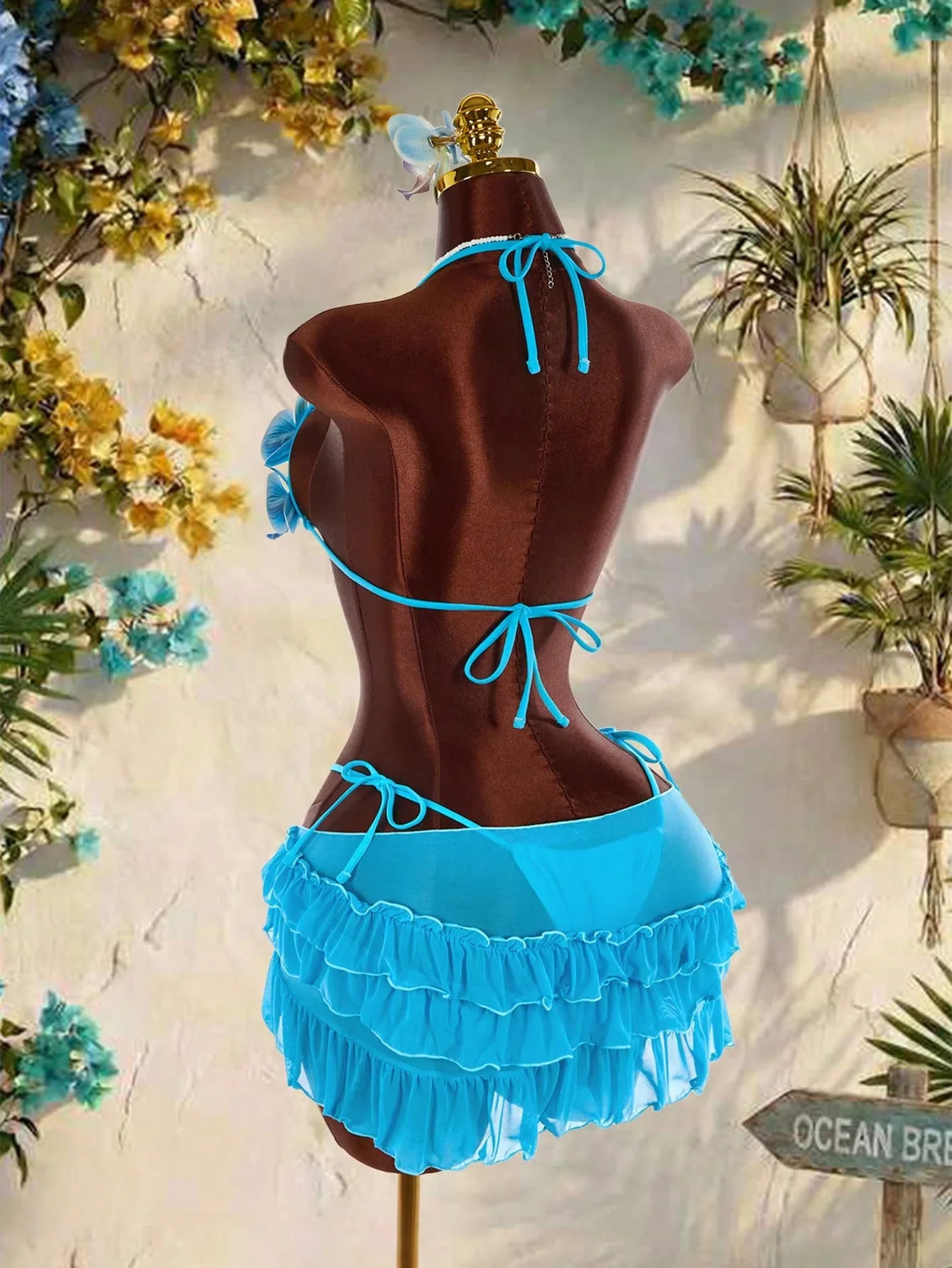 Elegant Floral Bikini Set