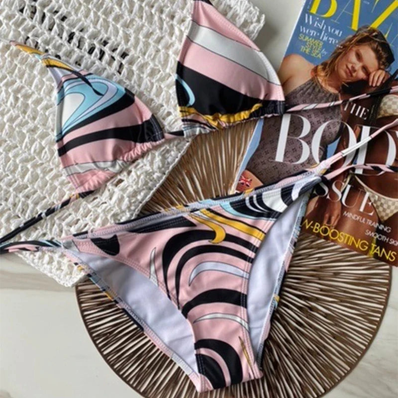 Elegant Push-Up Beachwear Set