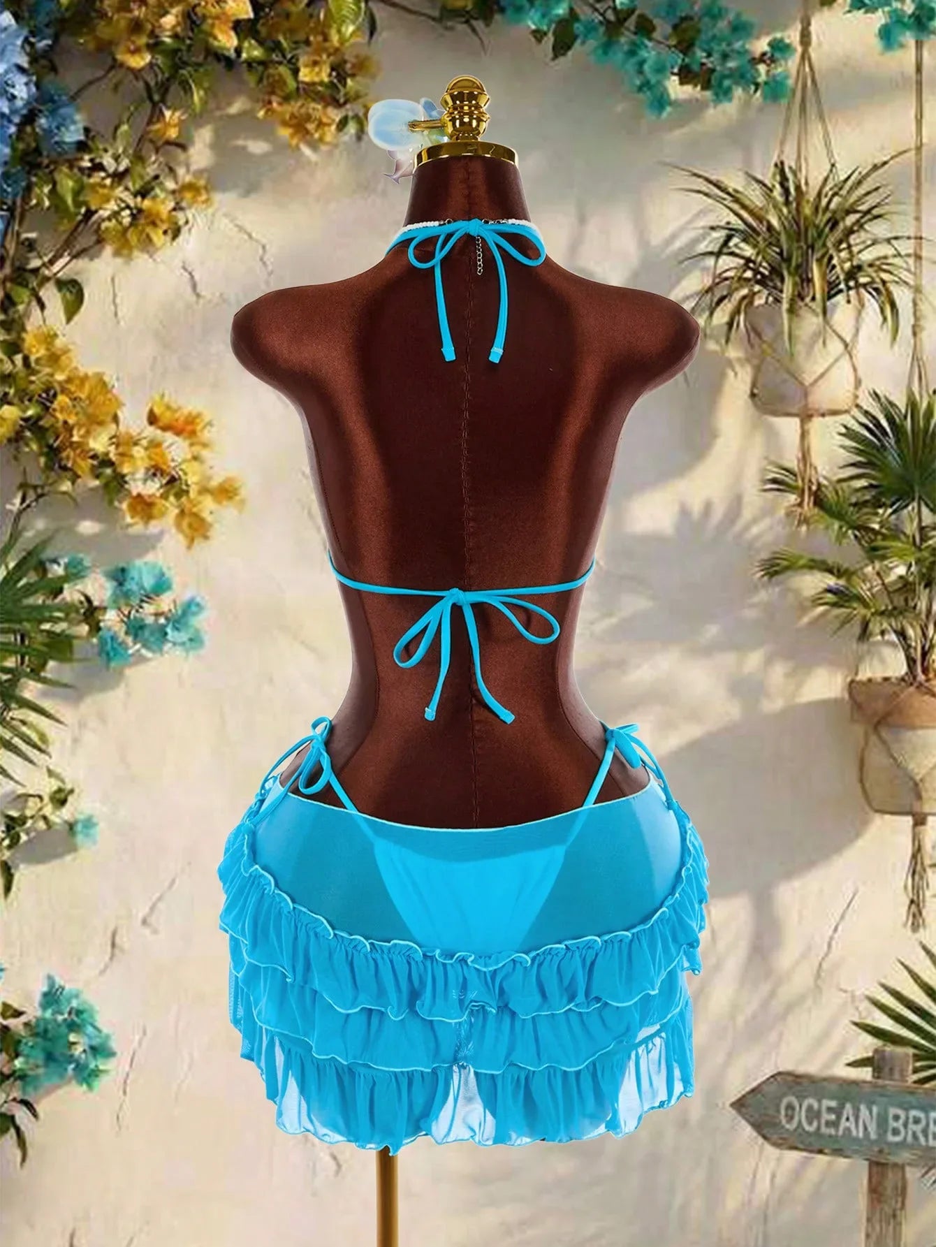 Elegant Floral Bikini Set