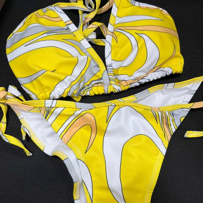 Elegant Push-Up Beachwear Set